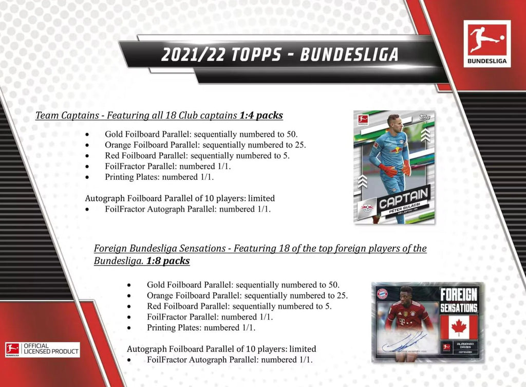 2021-22 Soccer Trading Card Box (24 Packs) R780