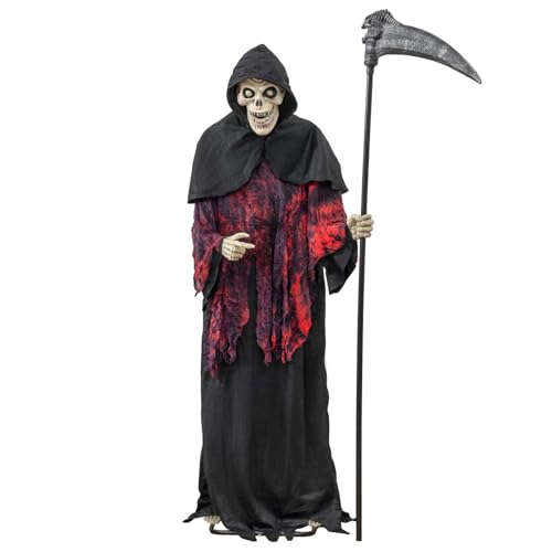 6ft Animated Witch Halloween Decoration with Motion Sensor I306250