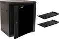 12U Wall Mount Network Server Cabinet Rack Enclosure Glass Door Lock U44065