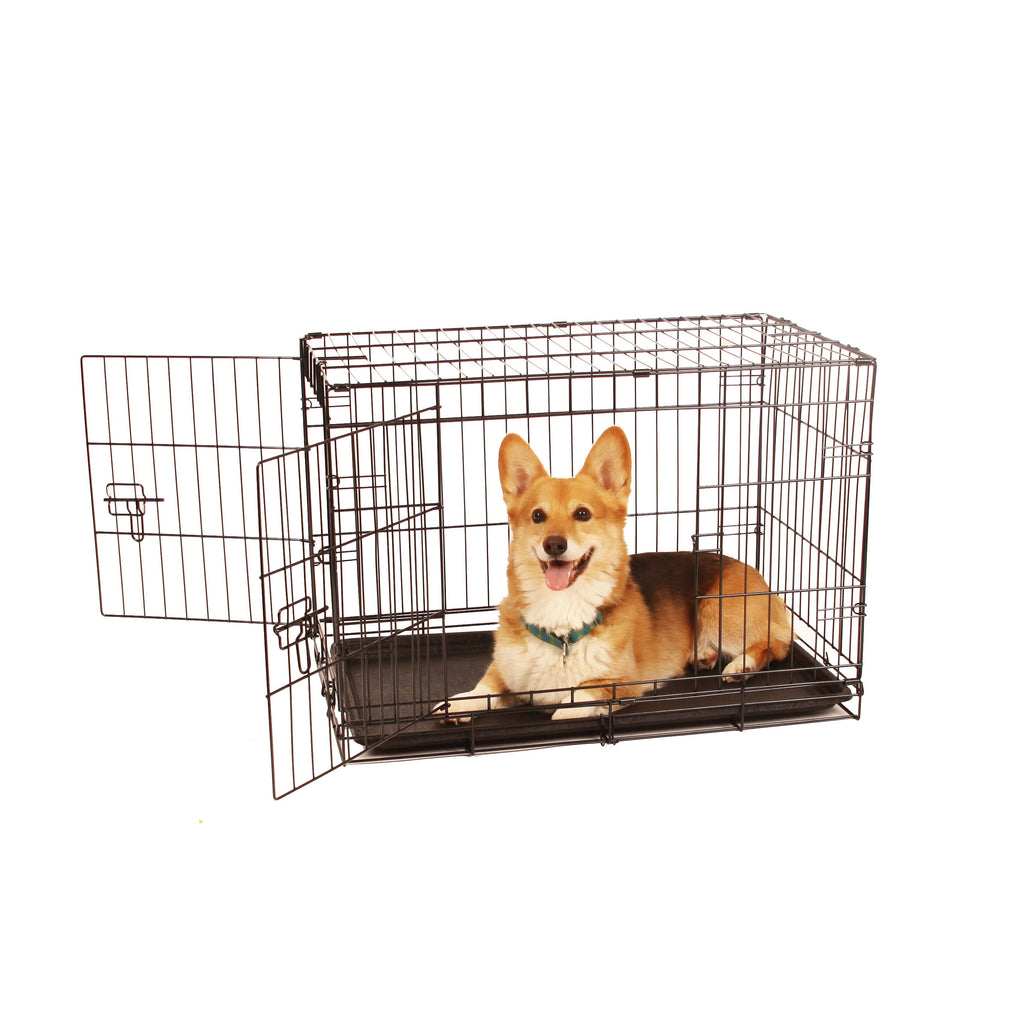 Double Door Metal Dog Crate E658435