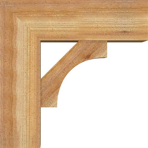 Rough Sawn Cedar Bracket with Offset Brace D41688