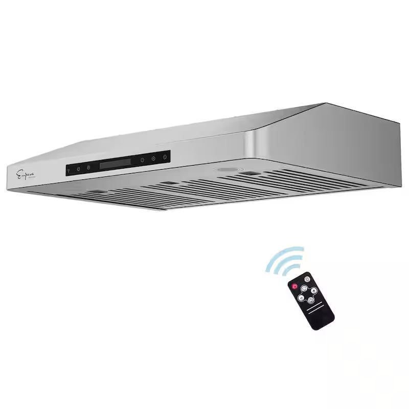 30 in. 500 CFM Ducted Under Cabinet Range Hood in Stainless Steel with Permanent Filters P33225