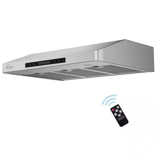 30 in. 500 CFM Ducted Under Cabinet Range Hood in Stainless Steel with Permanent Filters P33225