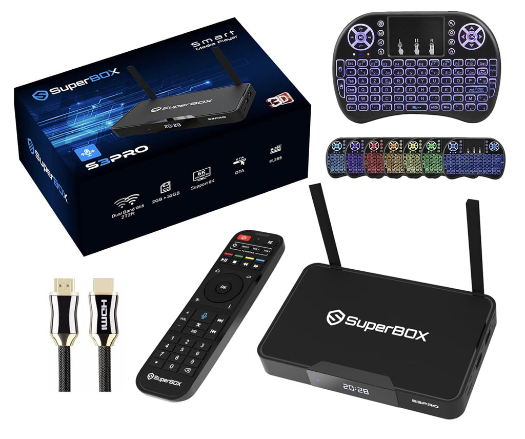 8K HDMI Cable & Backlit Mini Keyboard C608444