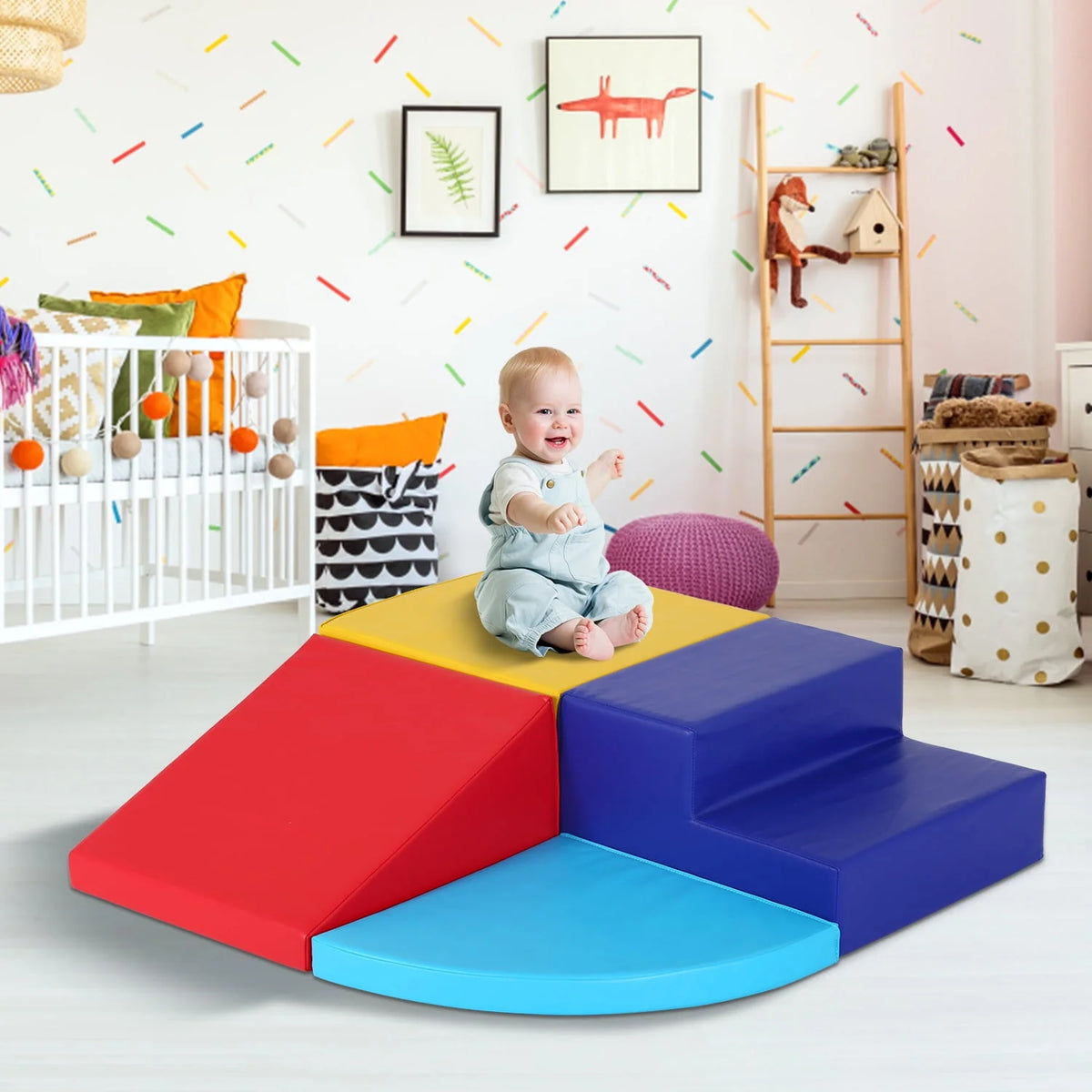 4-Piece Foam Climbing Blocks U240636