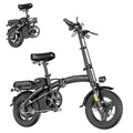 Peak 500W 23MPH Folding Electric Bike 48V 12AH T233