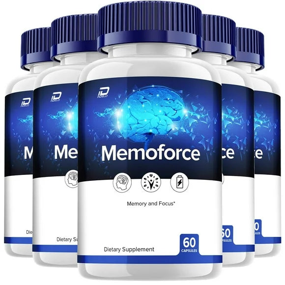 All-Natural Memory and Focus Support Capsules 5 Pack 300 Capsules O7644