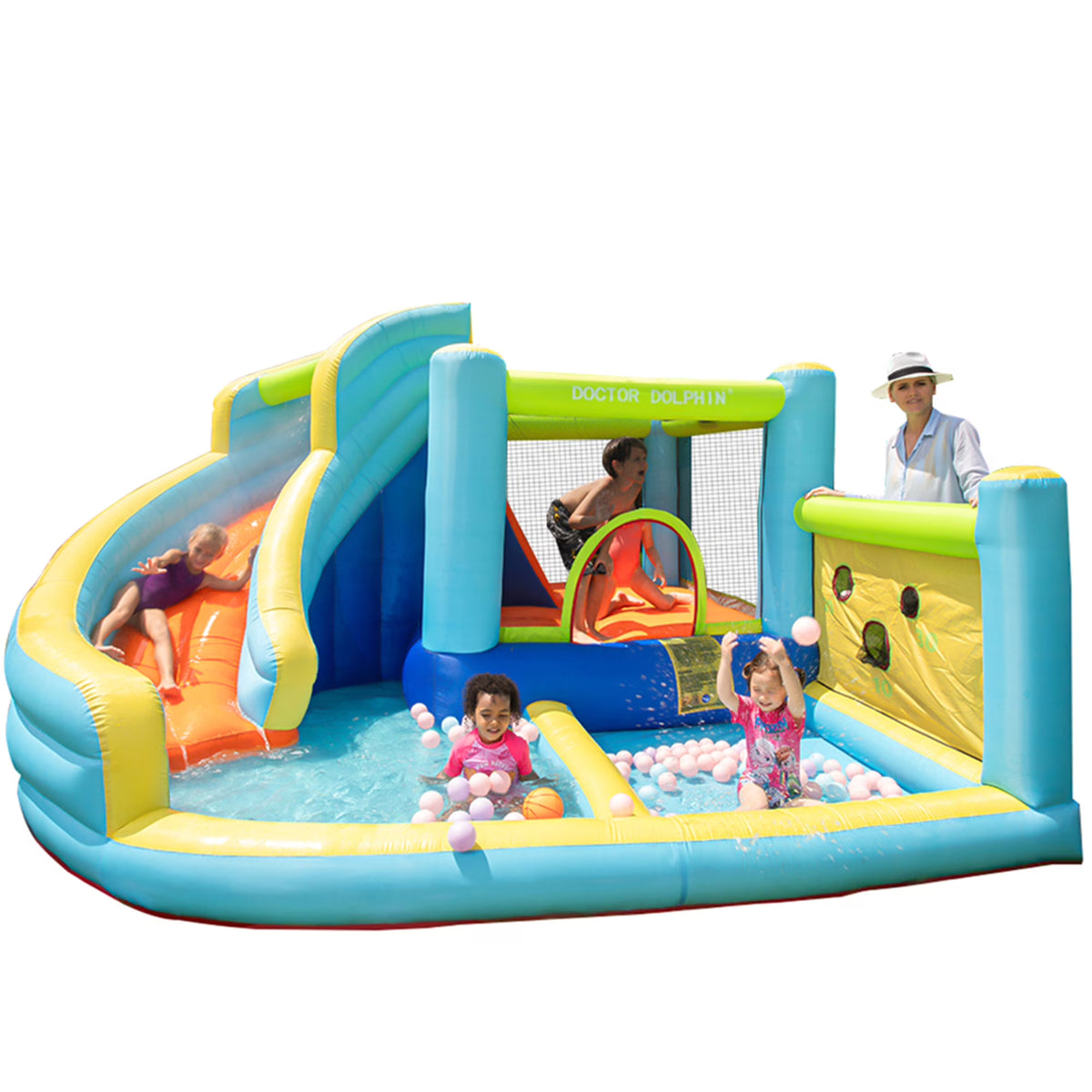 Inflatable Water Park Bounce House with Blower W366
