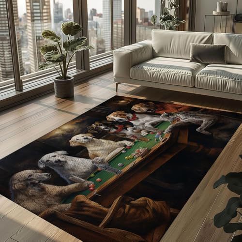 Duck Tolling Retriever Dog Rug, Wild Animals Prints Area Rug L8956