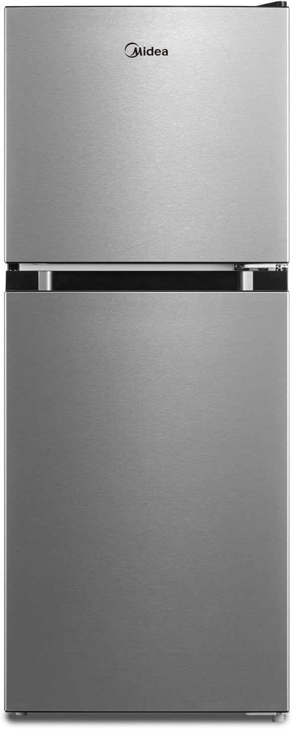 4.5 Cu Ft Double Door Stainless Steel Compact Refrigerator N37332