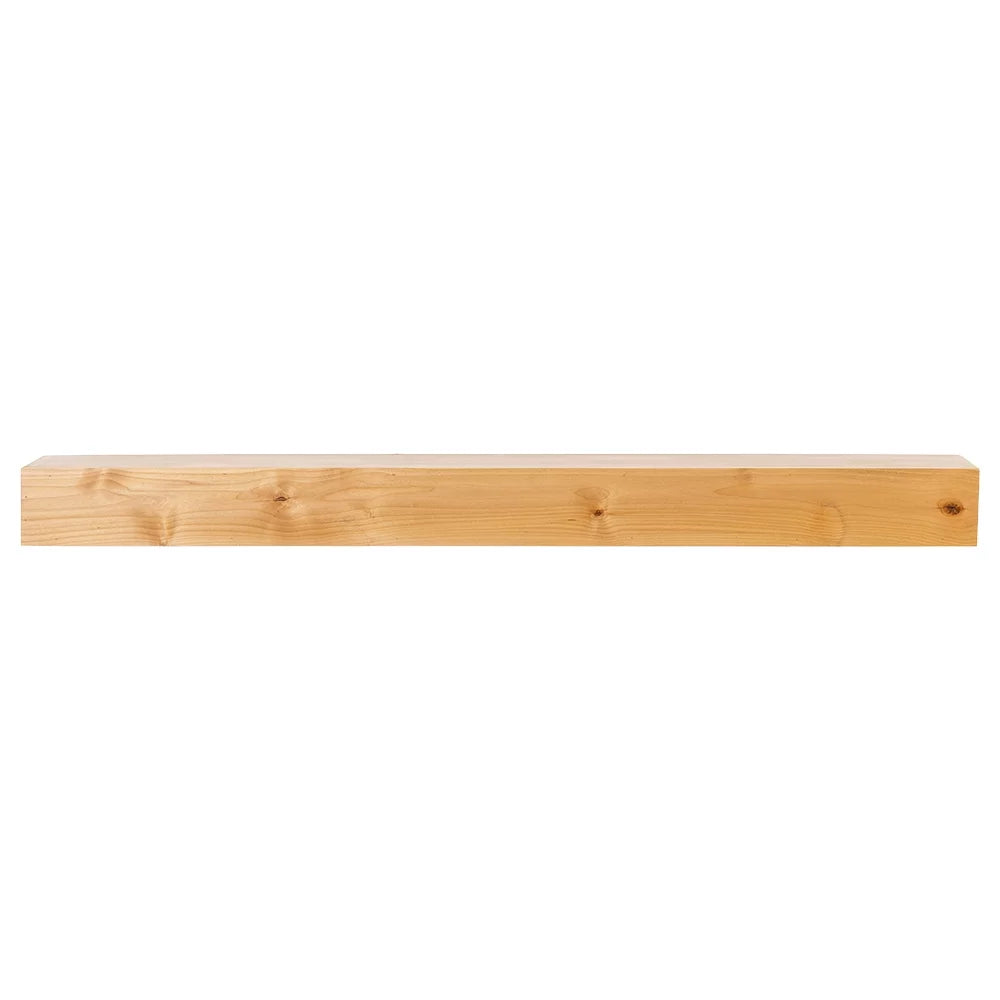 60 inch Floating Alder Wood Fireplace Mantel Shelf T635487