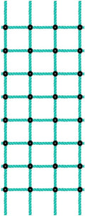 100% Nylon Climbing Cargo Net, 30 x 108 T280