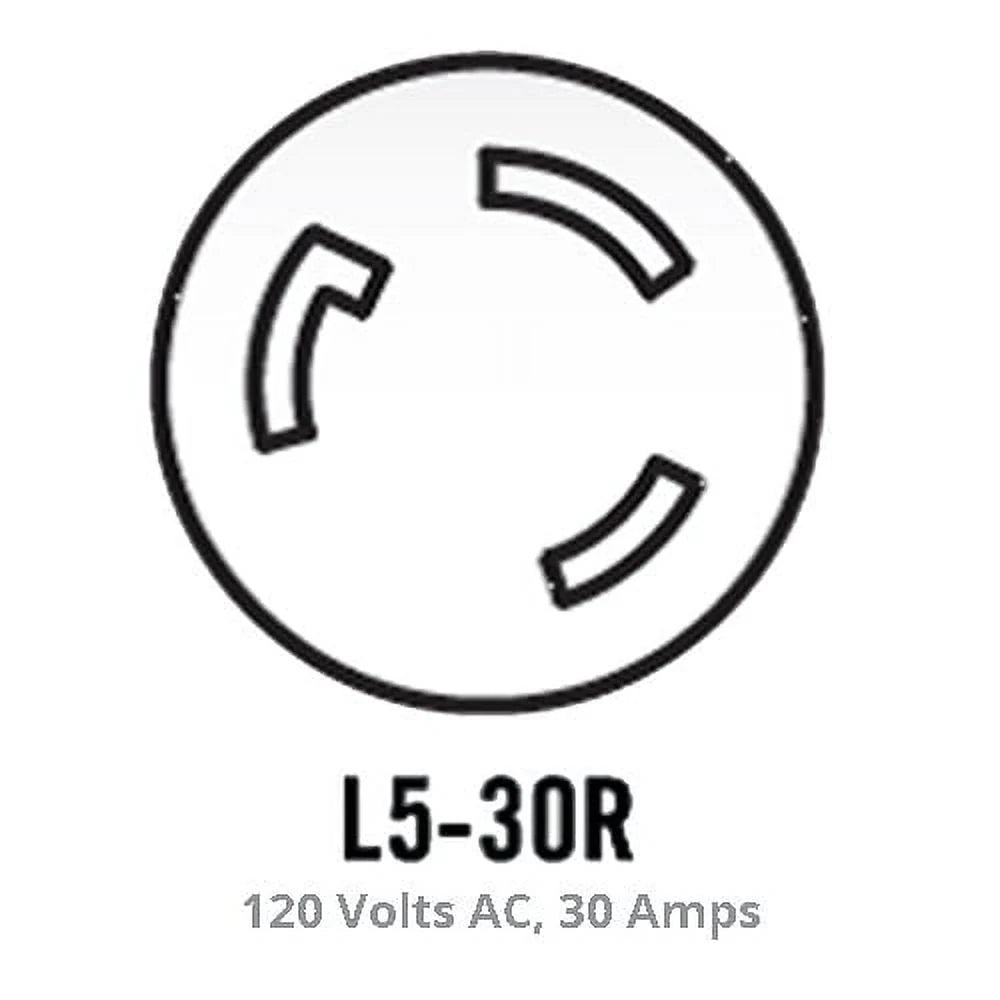 25-Foot 30-Amp 125-Volt Generator Extension Cord U1226