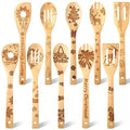 10 Piece Wooden Christmas Kitchen Utensils R635806