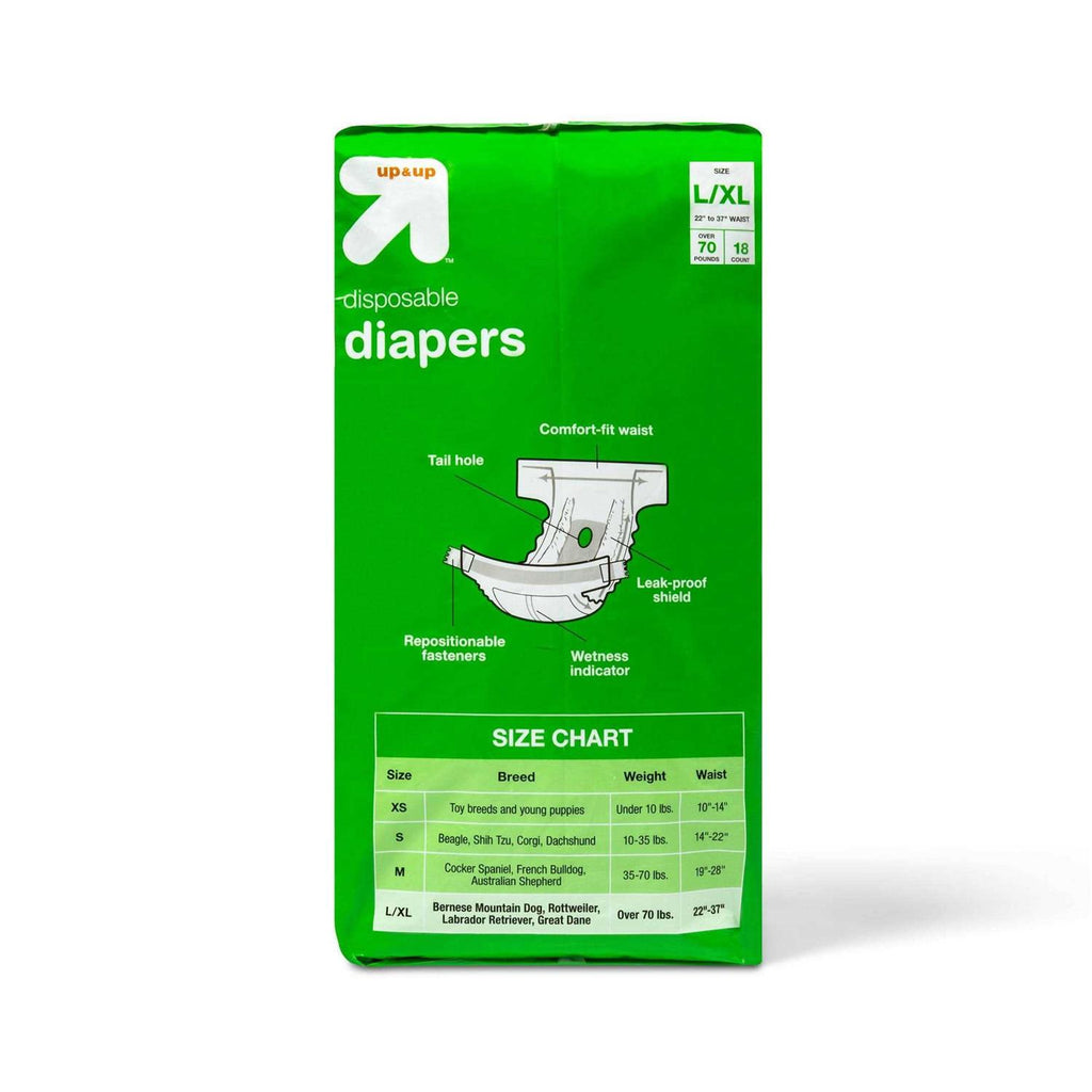 Dog Diapers 18ct Z7283