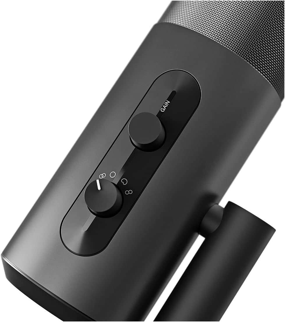 Gaming Microphone with USB-C Cable and Audio Controls E242103