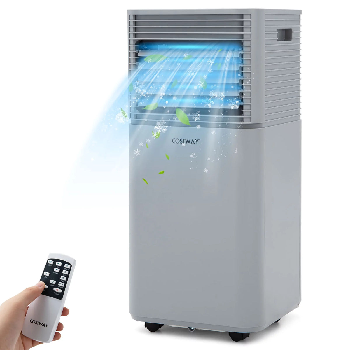 5000 BTU Portable Air Conditioner 3-in-1 Black D716730