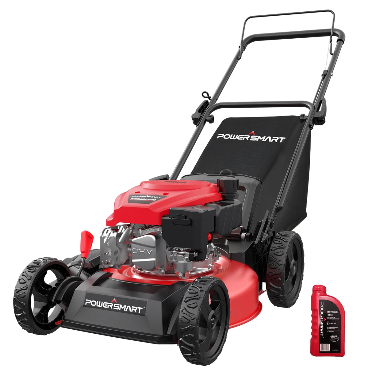 Push Gas Lawn Mower 17-Inch 127cc 3-in-1 with Bagger W56691