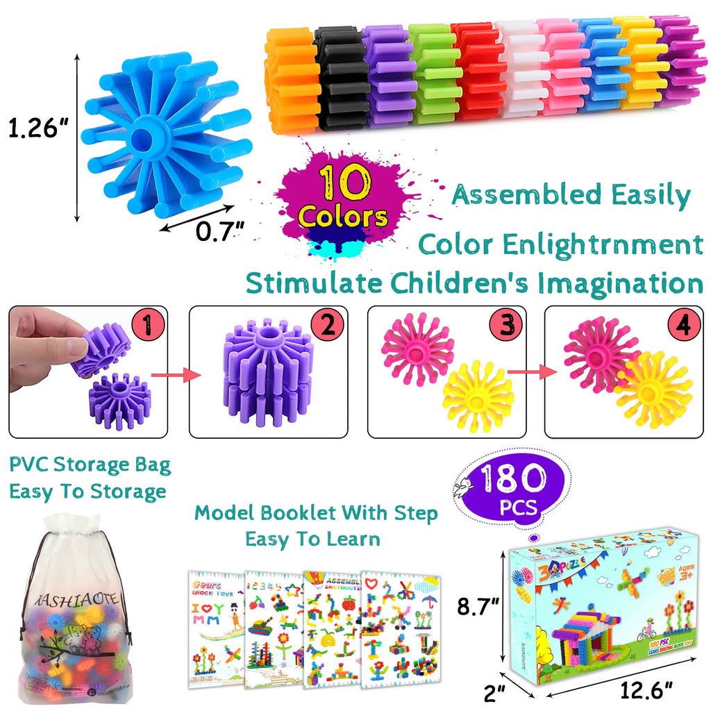 180 Pcs STEM Building Toy Y3120