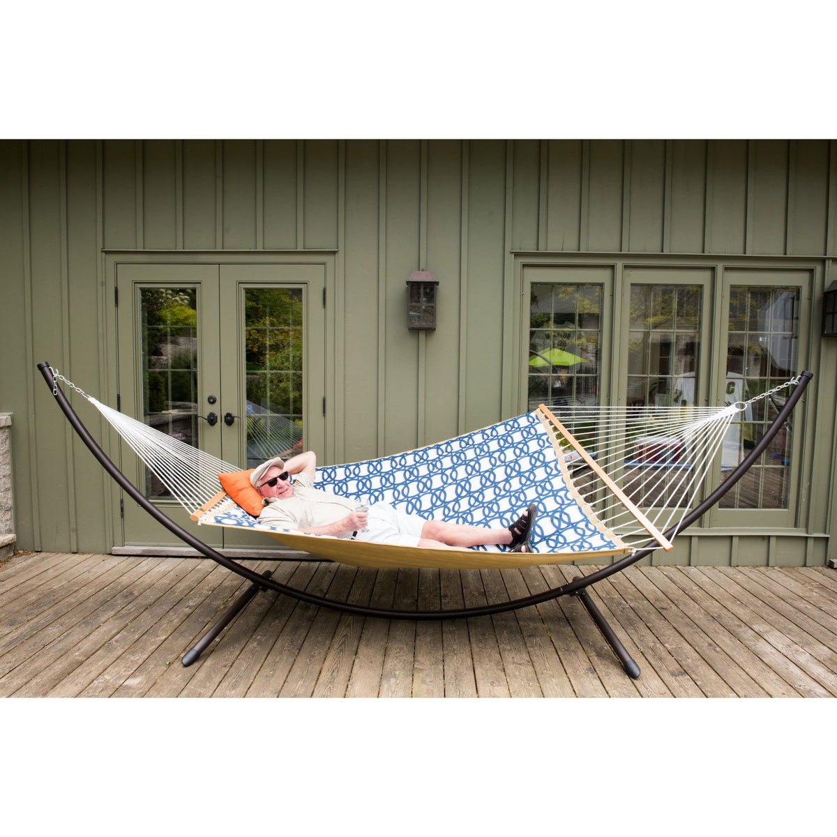 Quilted Fabric Double Hammock C1002