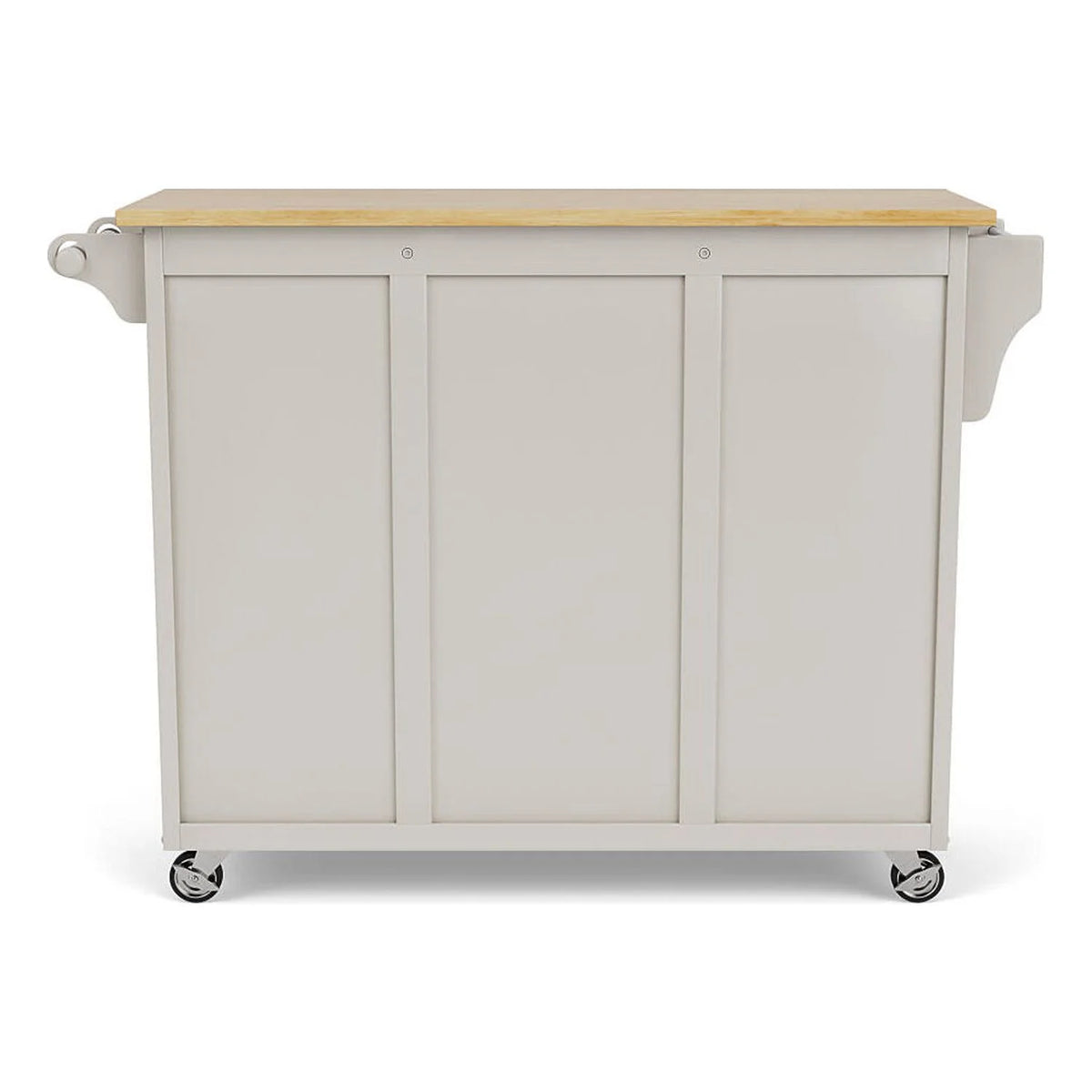Off White Wood Rolling Kitchen Cart M443127