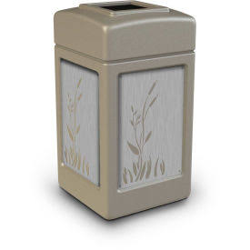42 Gallon Open-Top Square Waste Container F697579