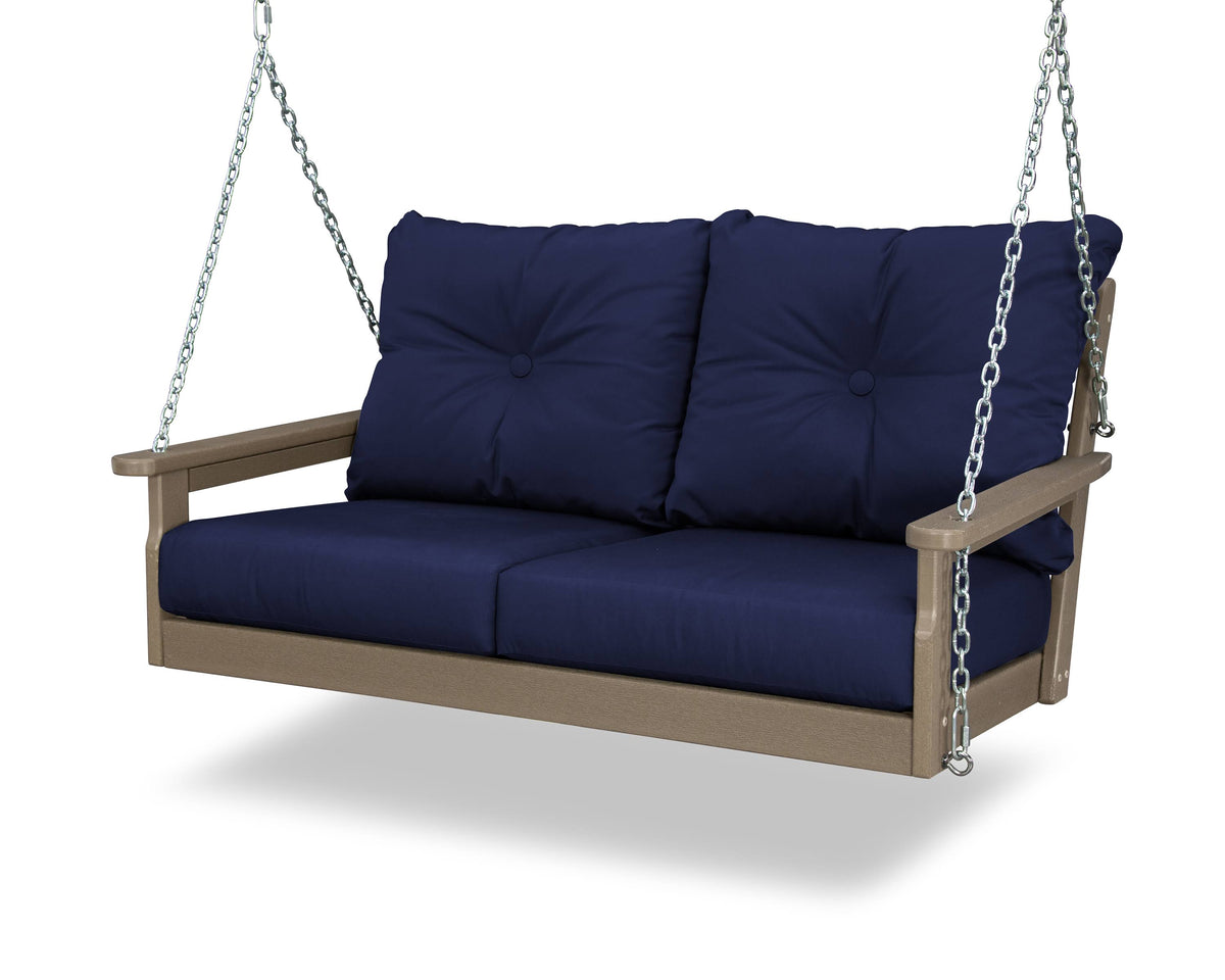 Vintage Sahara / Navy Deep Seating Swing Y109860