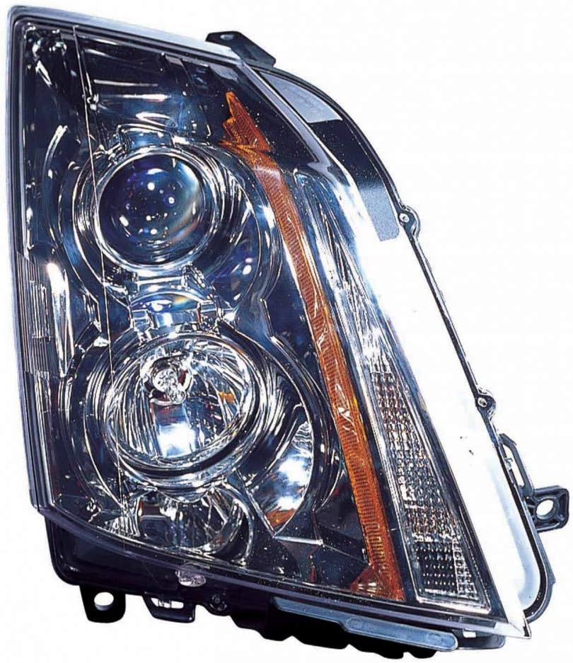 Headlight Assembly for Cadillac CTS Sedan 2008-2014 Passenger Side Halogen V76063