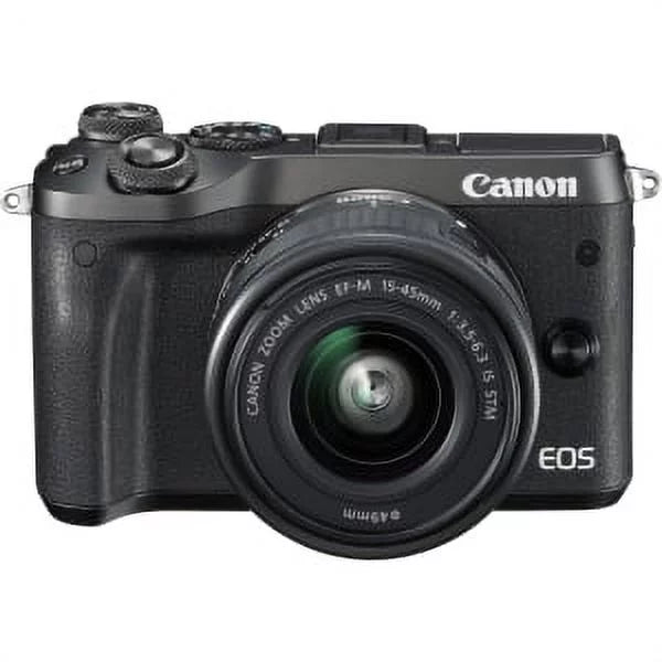 Mirrorless Digital Camera 24.2 MP APS-C 1080p Black Q81385