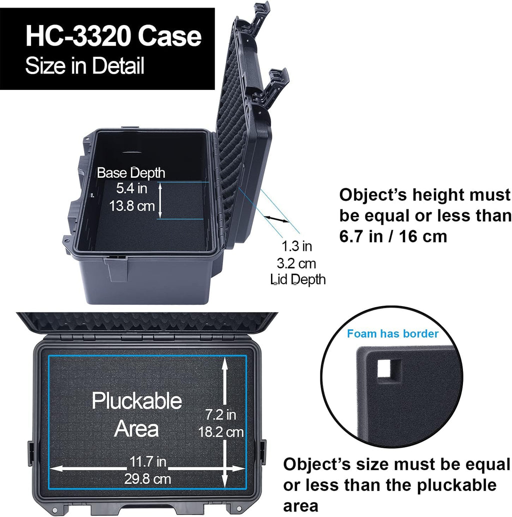 Waterproof Hard Case with Customizable Foam Insert V70277