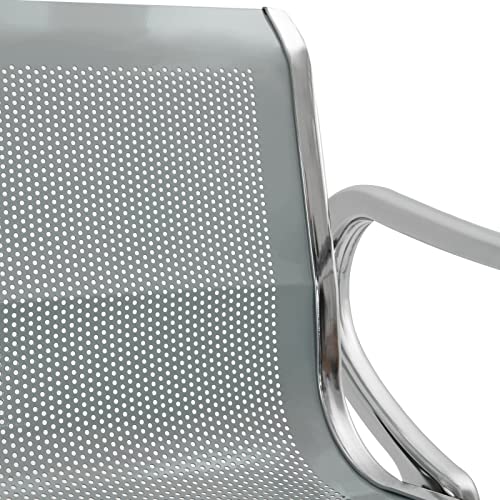 3 Seat Reception Chair Guest Bench (Blue) U469732