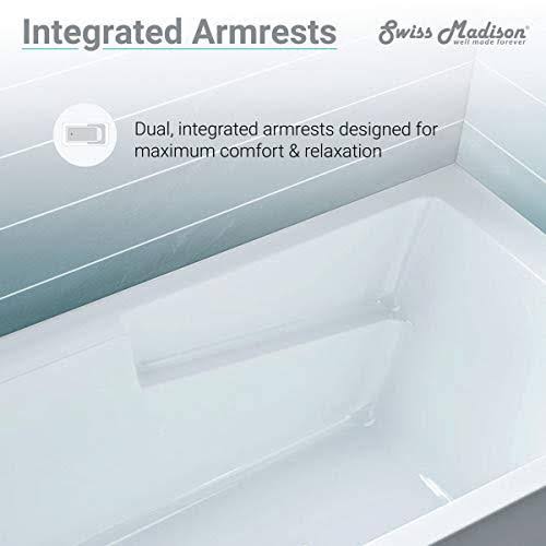 54x22 Alcove Soaking Bathtub S58115