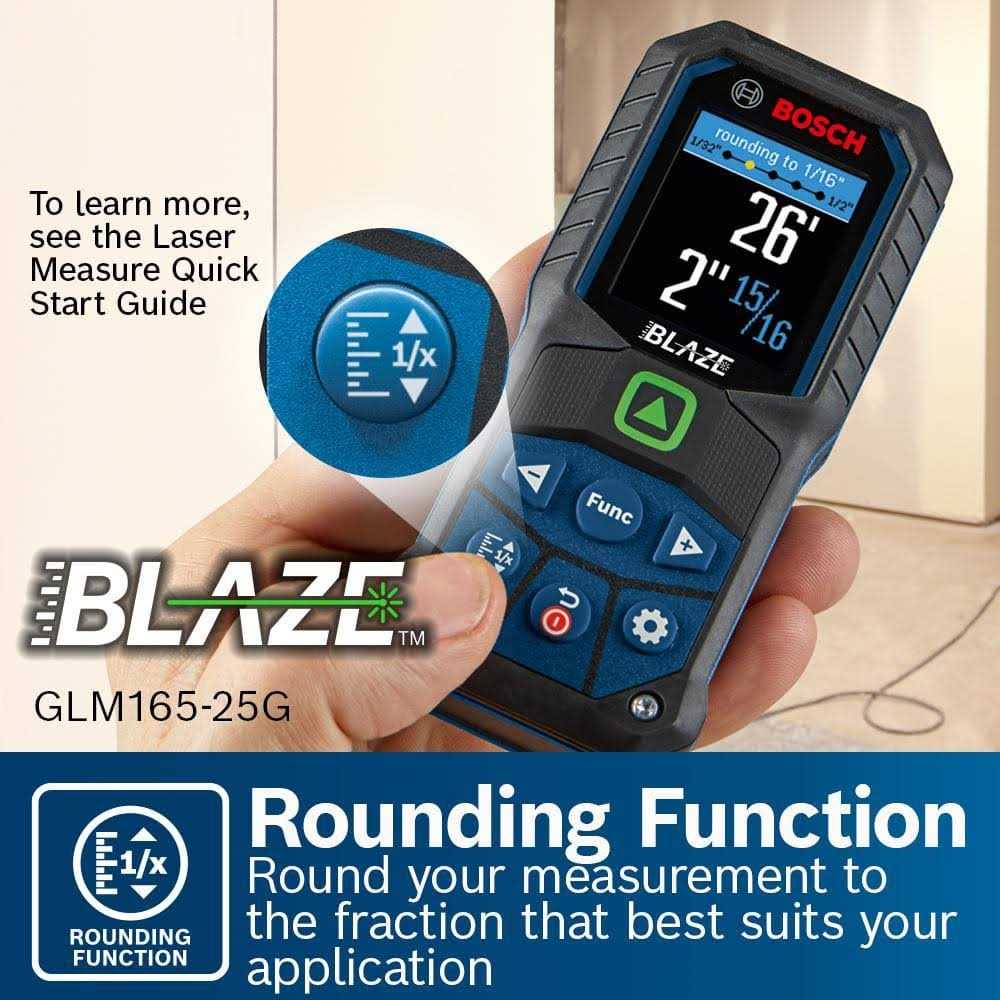 Blaze Green Beam Laser Measure Q7659