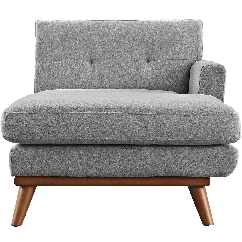 Expectation Gray Upholstered Fabric Chaise E384947