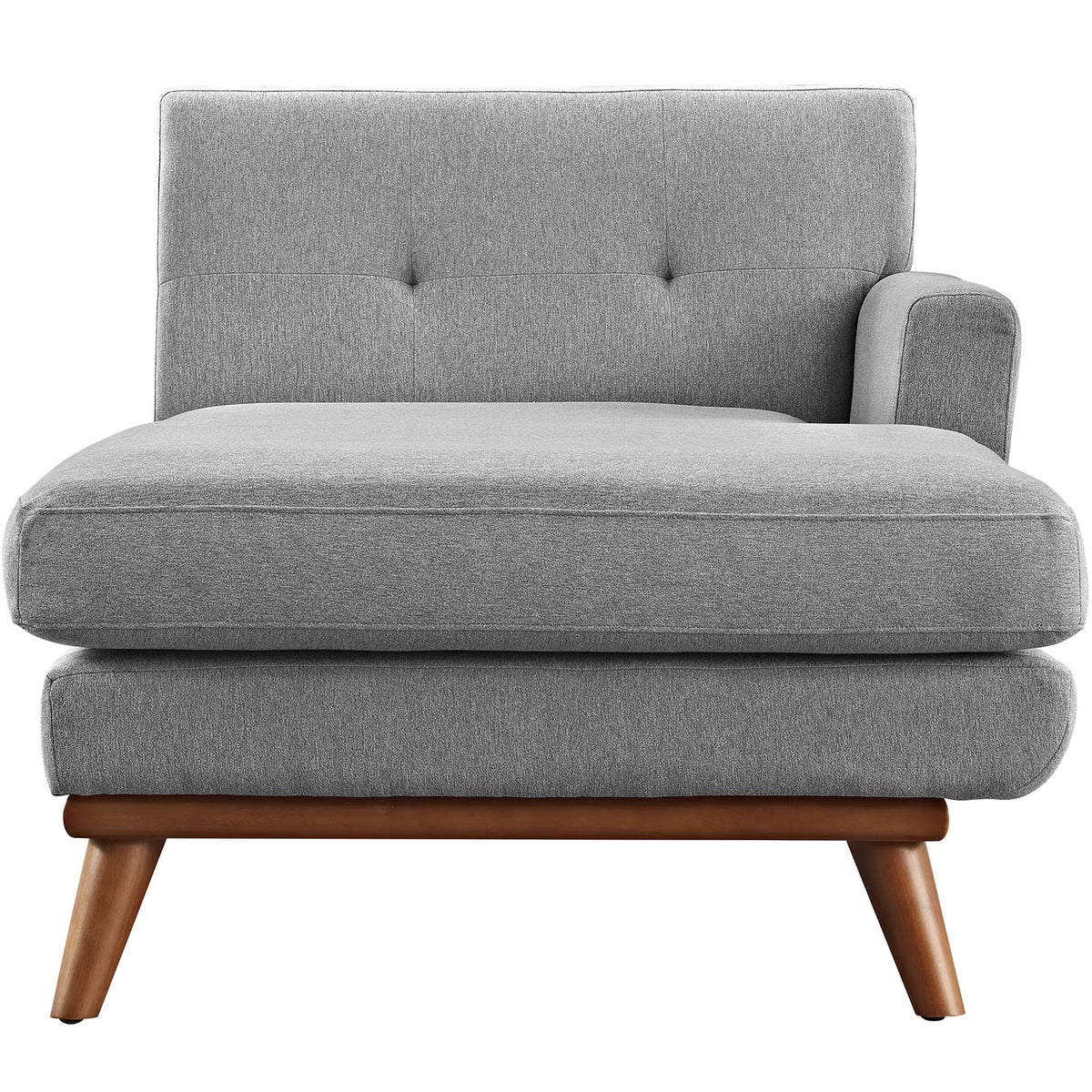 Expectation Gray Upholstered Fabric Chaise E384947