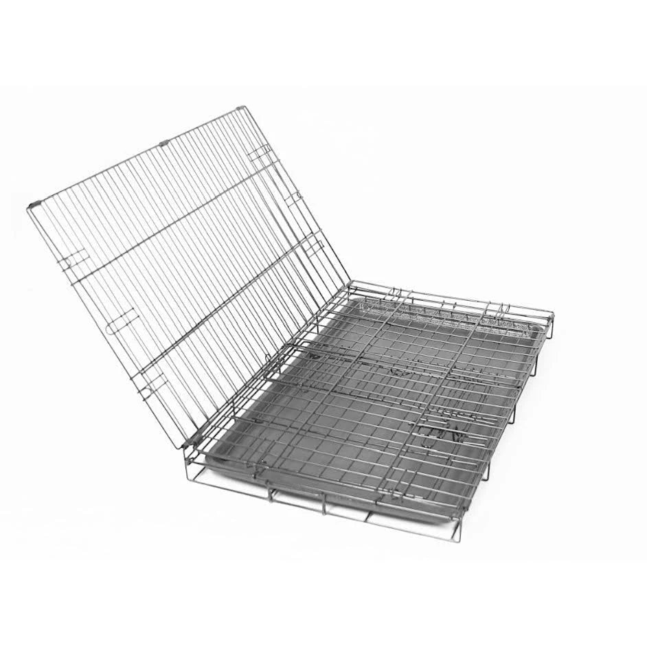 Double Door Metal Dog Crate E658435