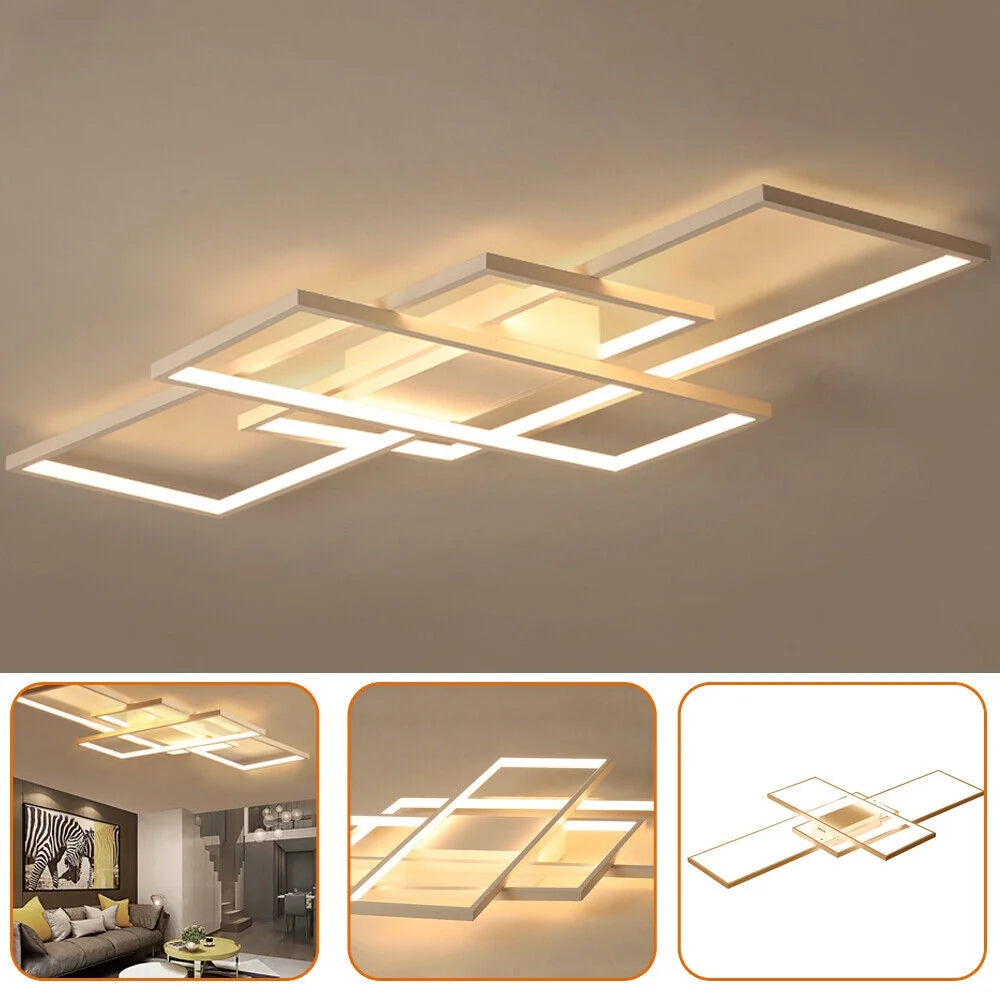 Modern LED Ring Flush Mount Ceiling Light Acrylic Lampshade G323
