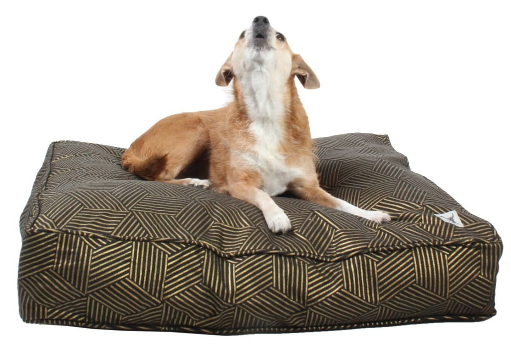 Medium to Large 100% Cotton Dog Bed Cover Graphite/Black W62377