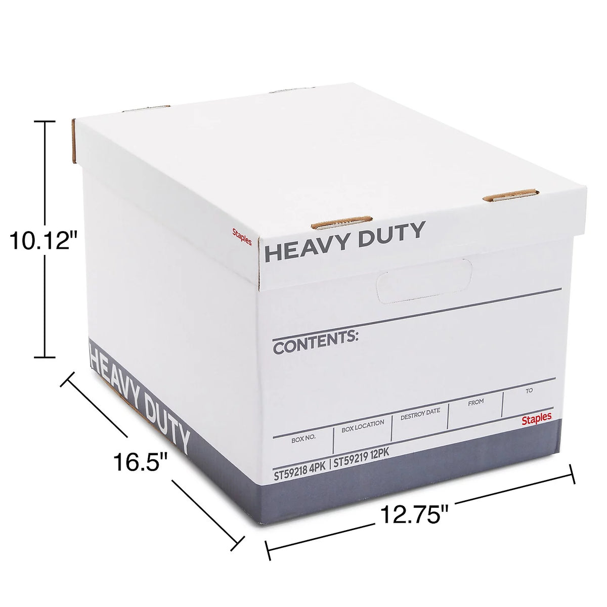Corrugated Boxes Letter/Legal Size White/Gray 4/Carton X717