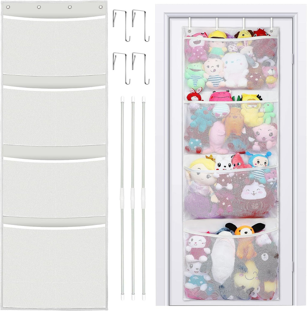 Over The Door Hanging Organizer with 4 Large Pockets Z955302