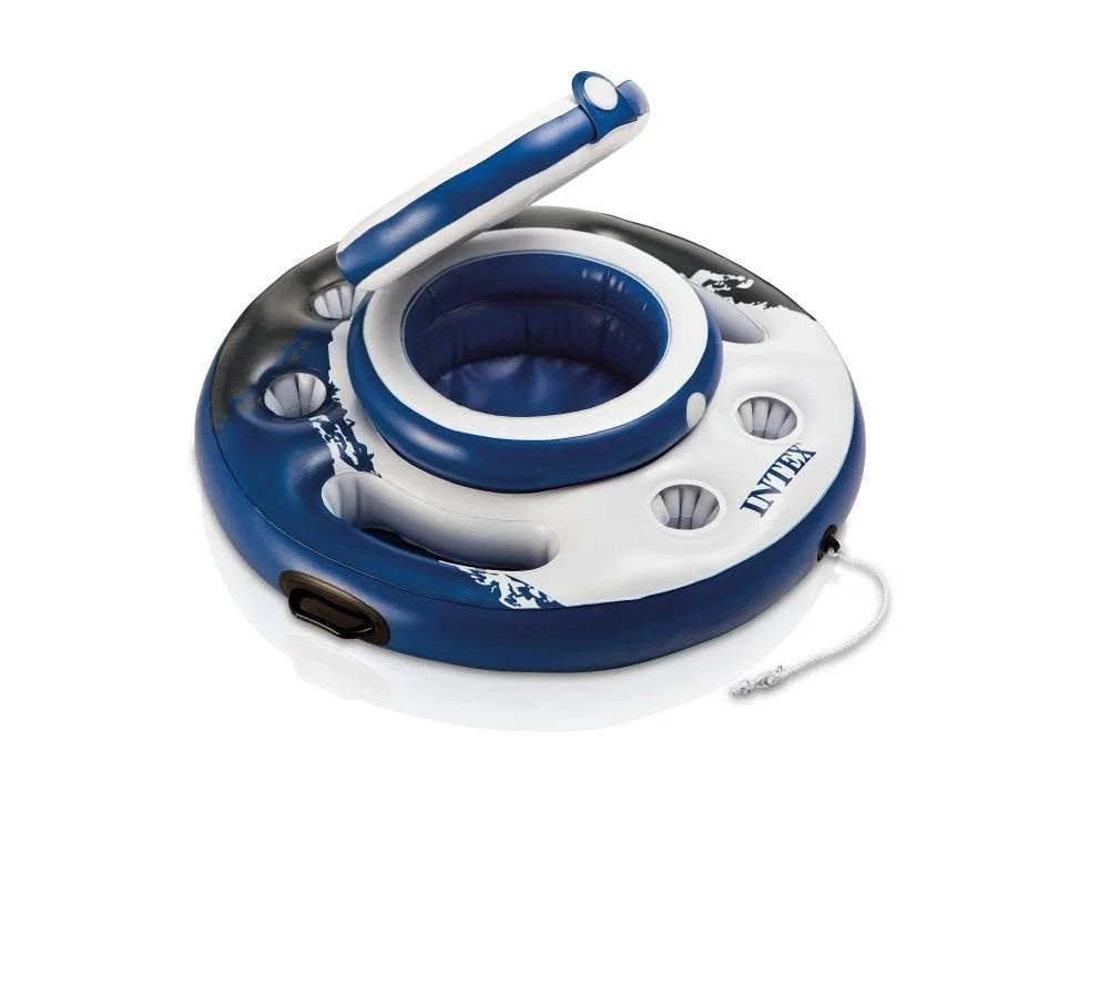 Inflatable Water Tube (2 Pack) and Inflatable Beverage Cooler I26864