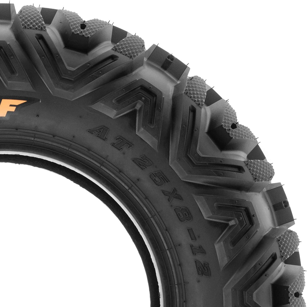 25x8-12 ATV UTV Tire, 6 Ply Tubeless F8965
