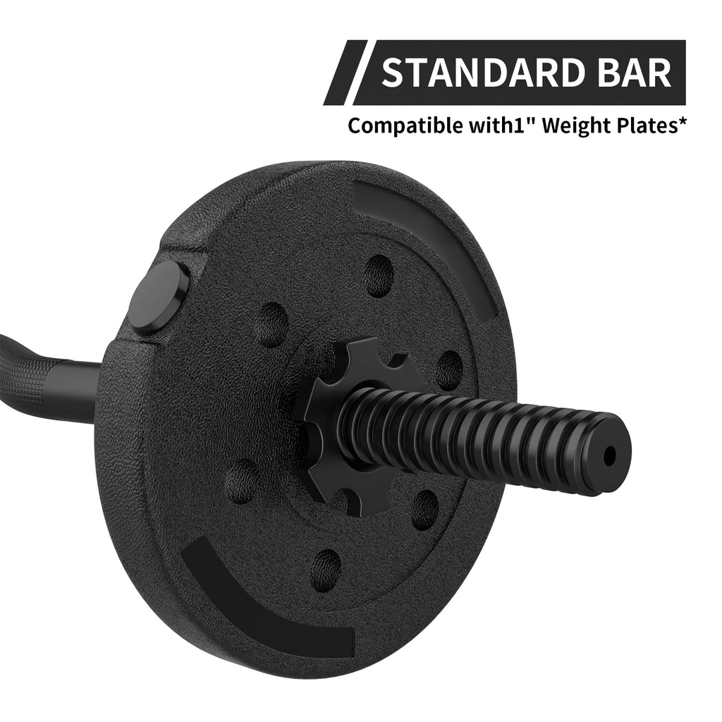 47'' Olympic Curl Bar with Collars K828816