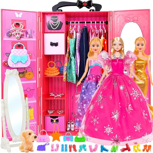 11.5-inch Fashion Doll and Wardrobe Playset Q92677