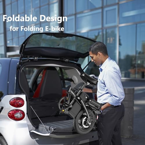 Peak 500W 23MPH Folding Electric Bike 48V 12AH T233