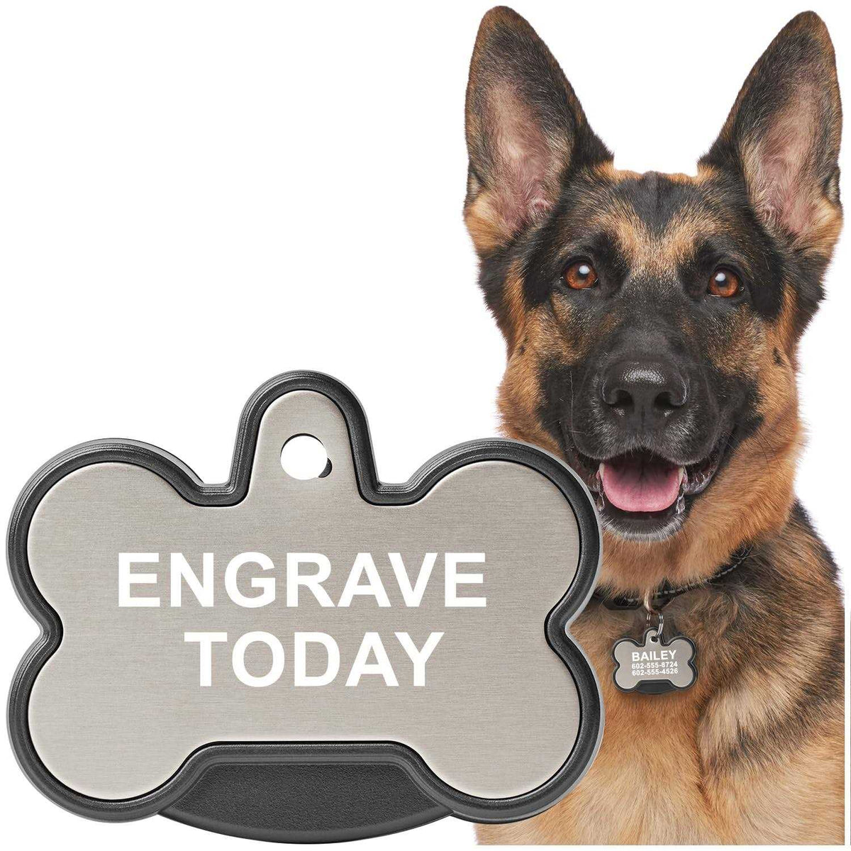 Smart Tag Dog Bone ID and Tracker U79708
