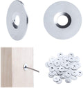 40Pack Cable Railing Kit Protector Sleeve Grommet for 1/8 5/32 3/16 Wire Rope T316 Stainless Steel V47405