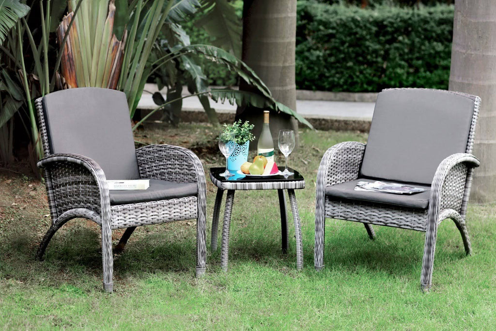 3 Piece Gray Patio Seating Set C3477