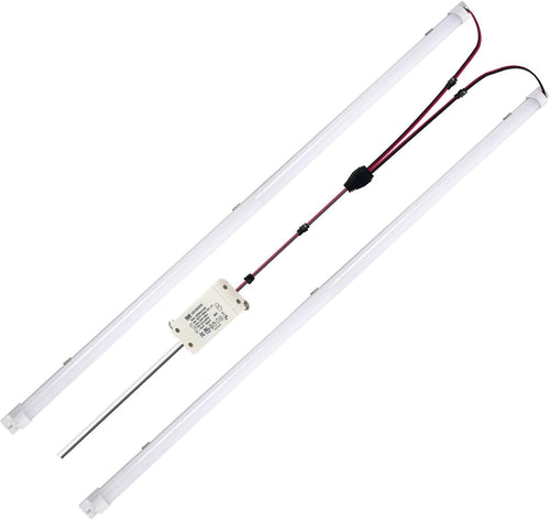2x4 FT LED Troffer Retrofit Kit, 36W, 5400LM, Daylight White 5000K, 0-10V Dimmable, Pack of 2 C171801