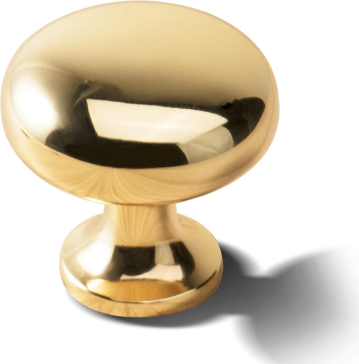 Brushed Brass 6 Pack Dresser Knob C175